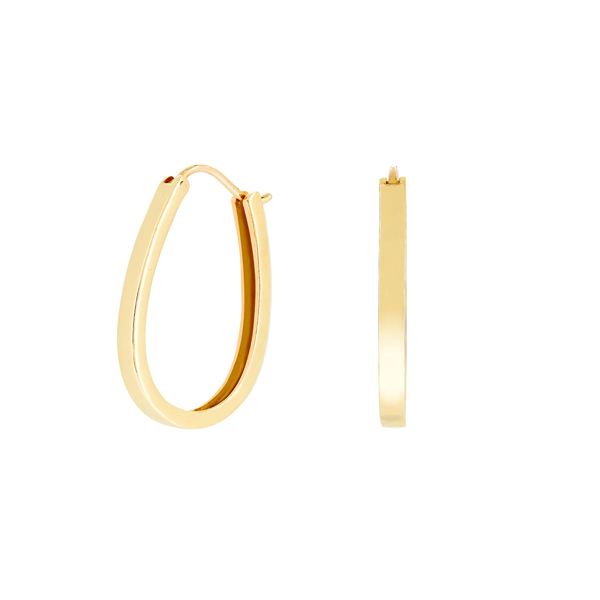LARGE HOOP EARRING | GOLD
