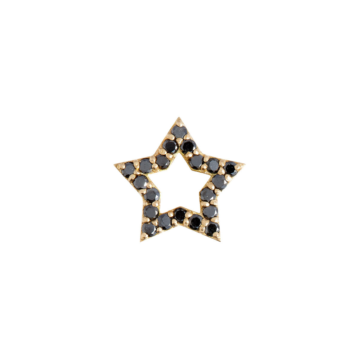 SMALL STAR CHARM | BLACK DIAMOND