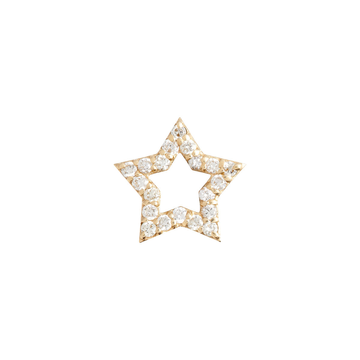 SMALL STAR CHARM | DIAMOND
