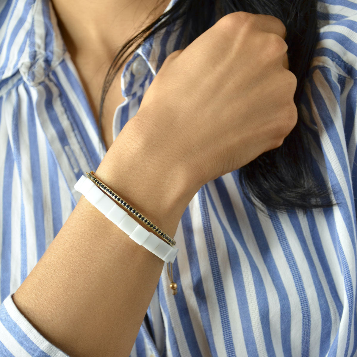RUHA BEADS | WHITE ONYX