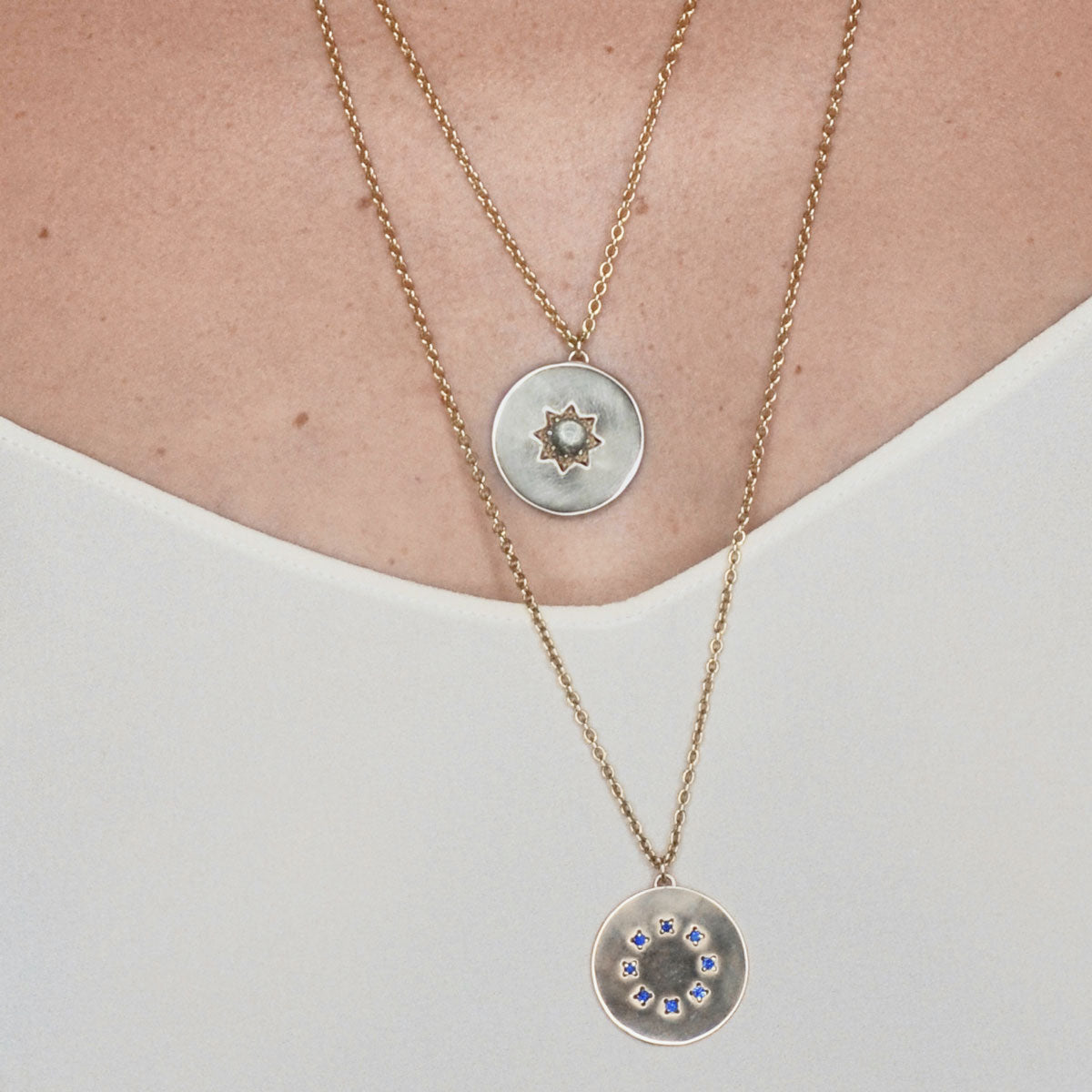 BIRTHSTONE PENDANT/NECKLACE  |  MARCH — AQUAMARINE