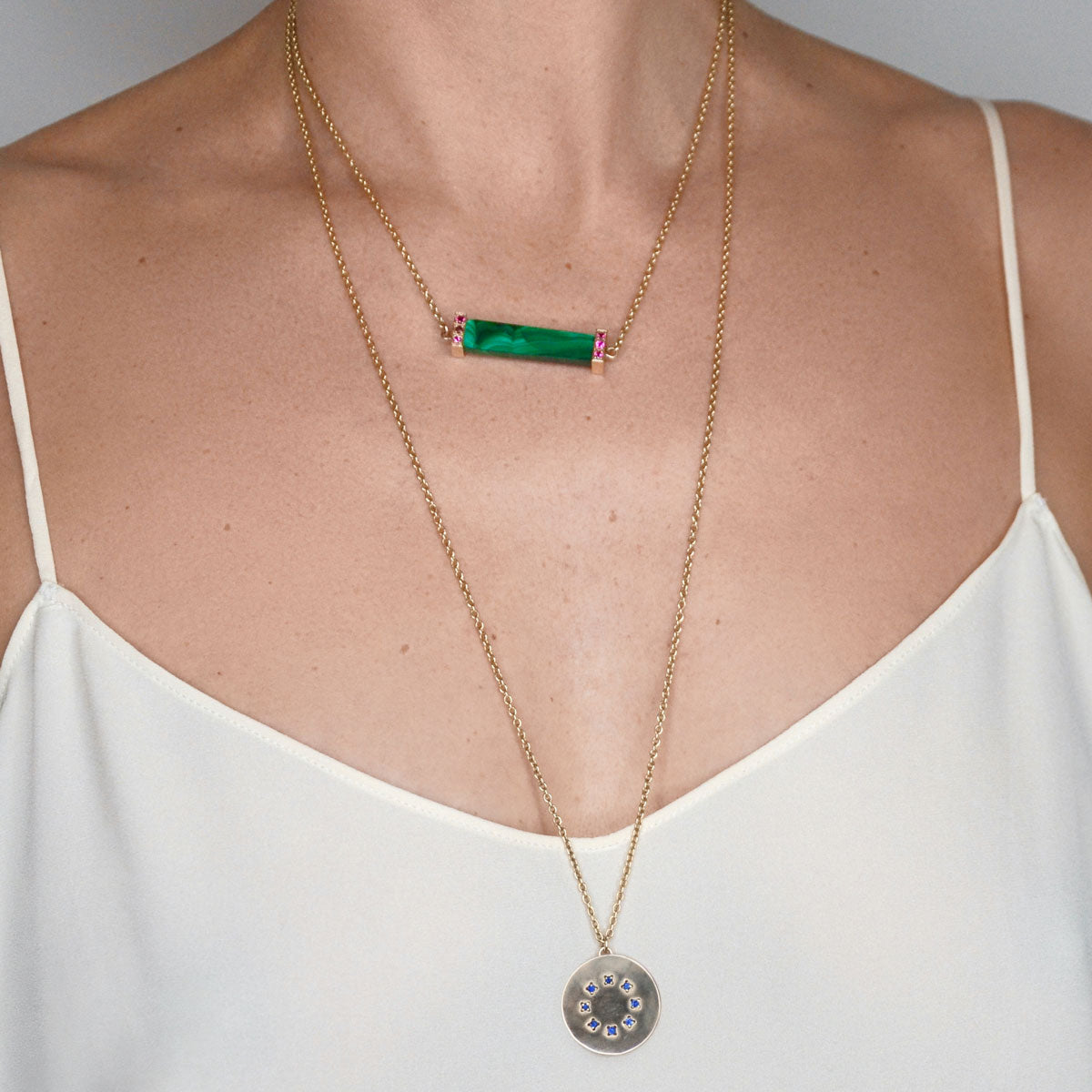 CHAKRA NECKLACE | LAPIS & RUBY