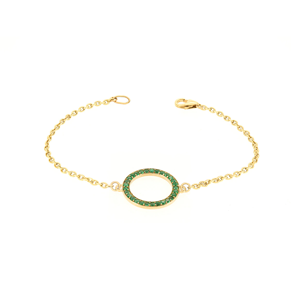CIRCLE BRACELET | EMERALD