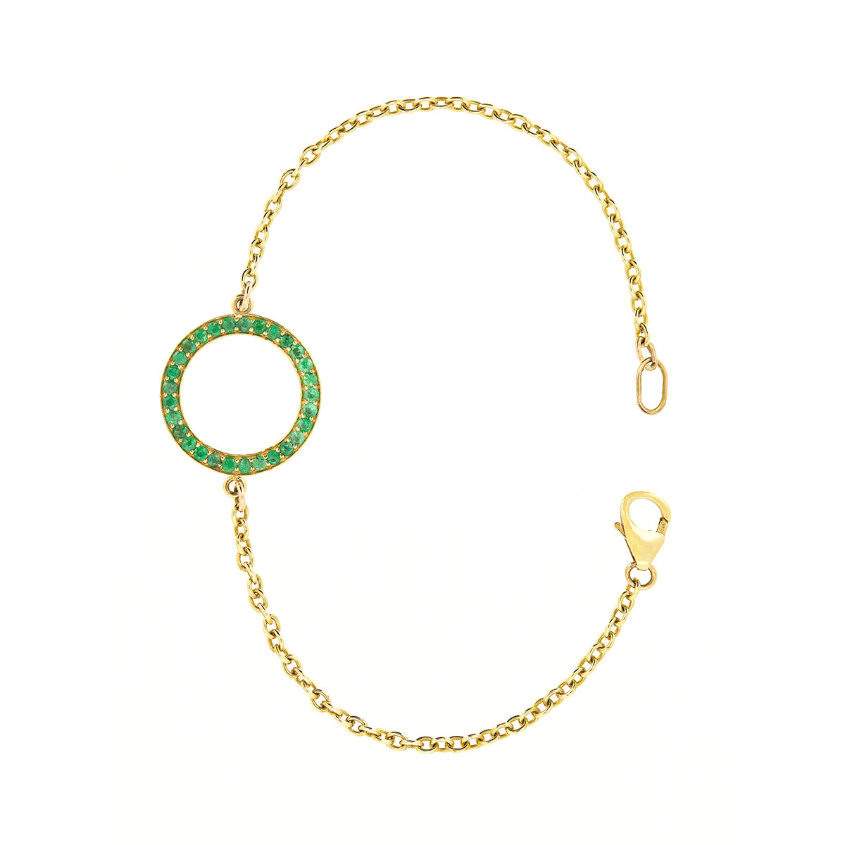 CIRCLE BRACELET | EMERALD