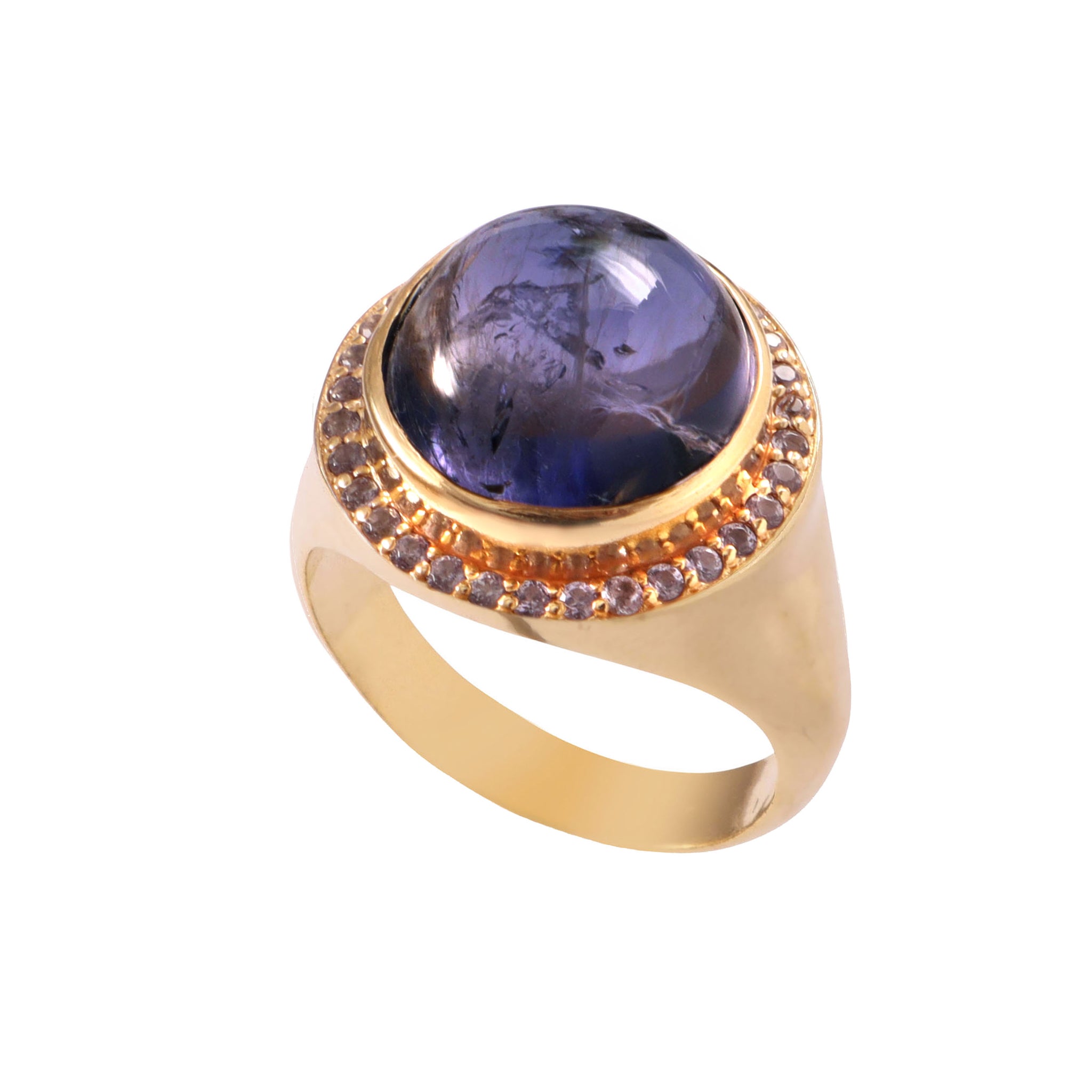 The Air Ring | Iolite & Tanzanite