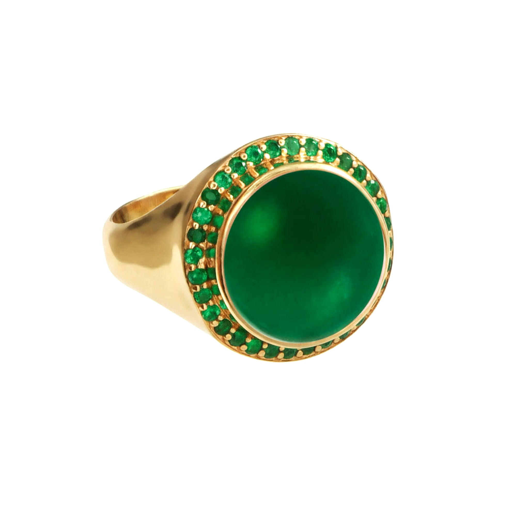 The Earth Ring | Jade & Emerald