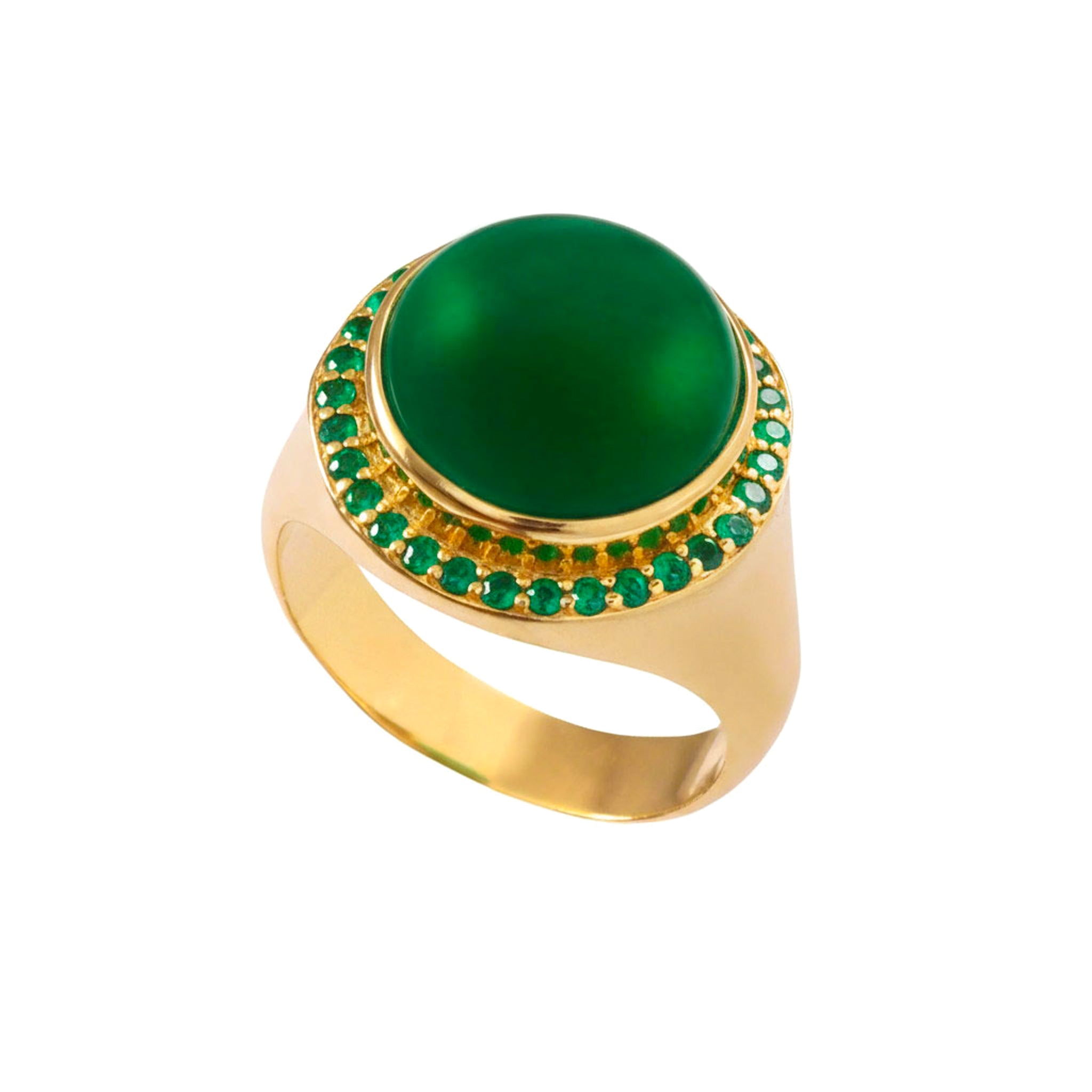 The Earth Ring | Jade & Emerald