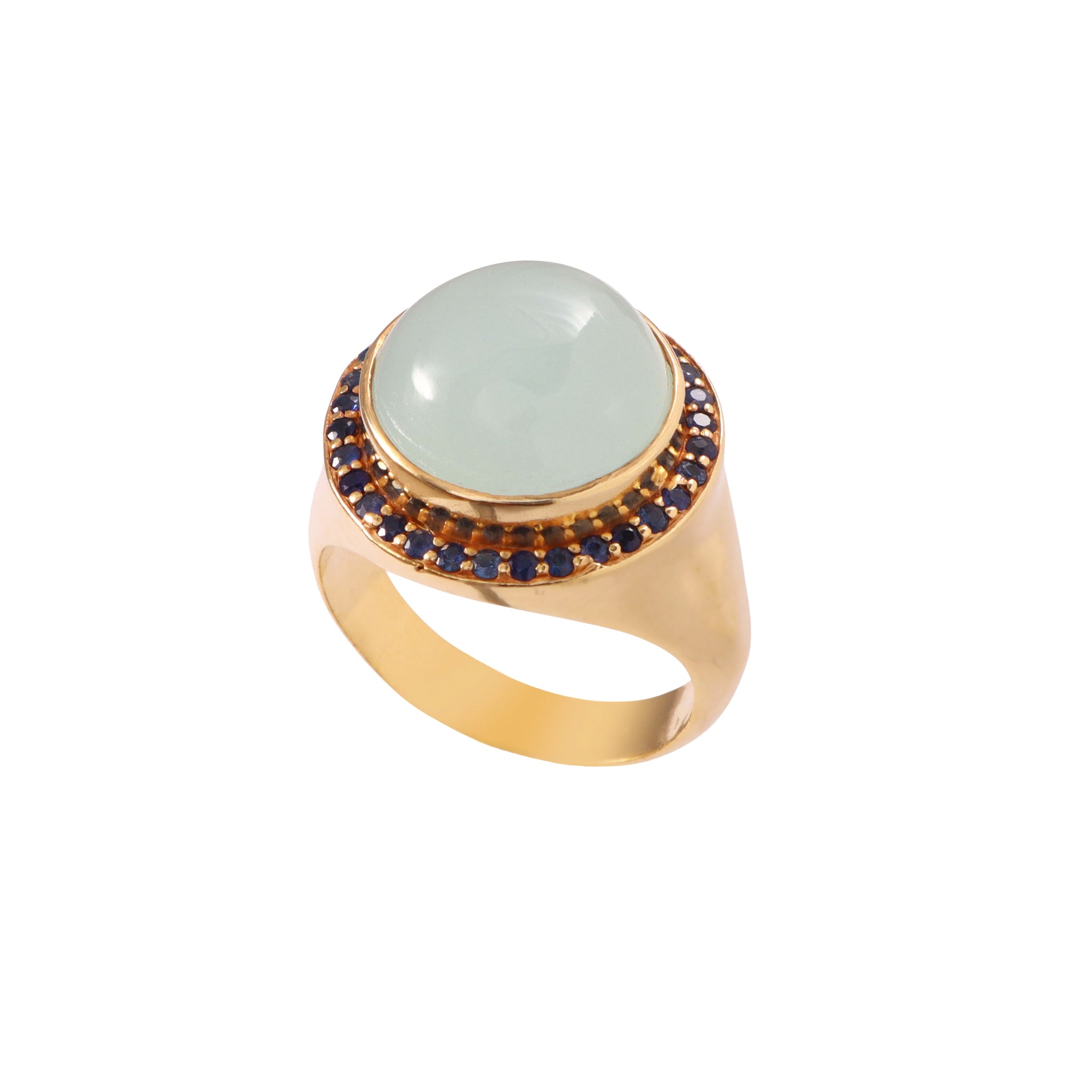 The Water Ring | Aquamarine & Sapphire