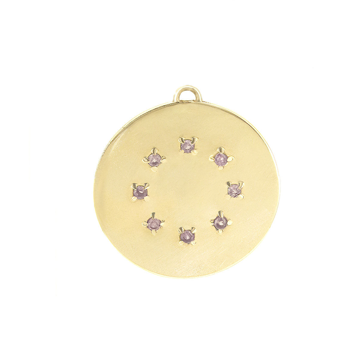 BIRTHSTONE PENDANT NECKLACE | FEBRUARY — AMETHYST