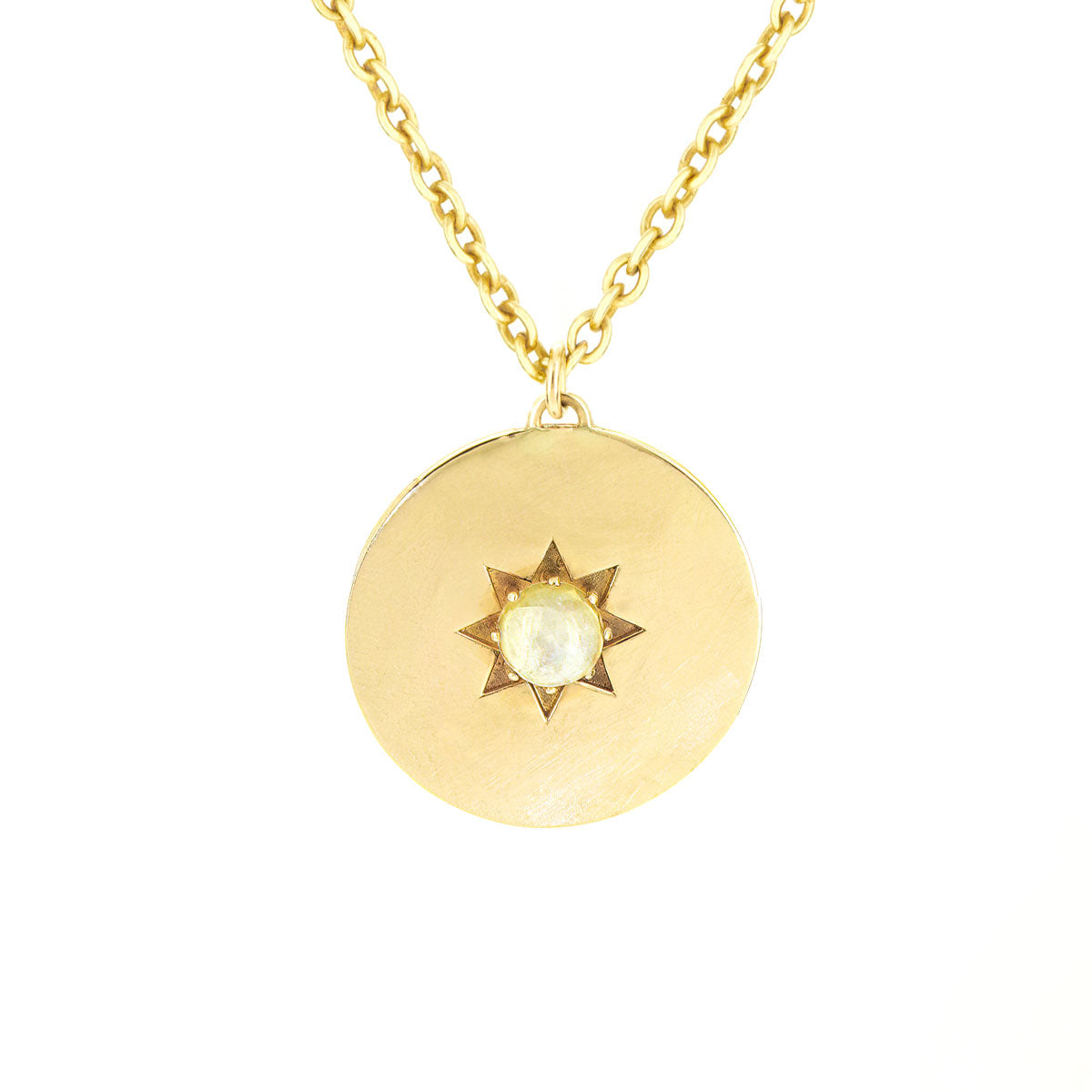 BIRTHSTONE PENDANT/NECKLACE | JUNE — MOONSTONE