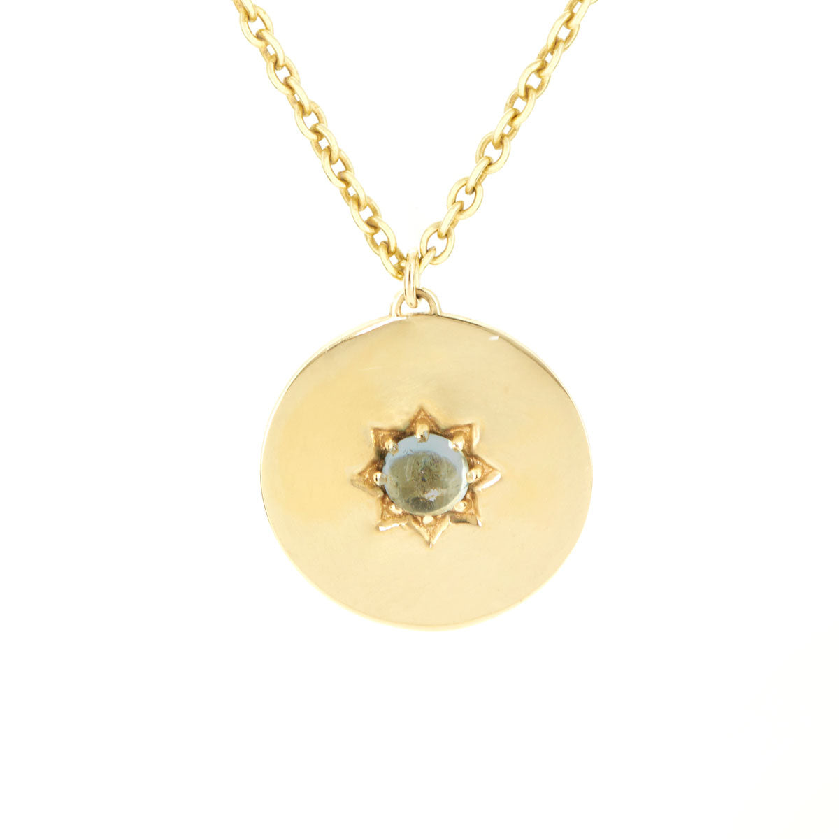 BIRTHSTONE PENDANT/NECKLACE  |  MARCH — AQUAMARINE