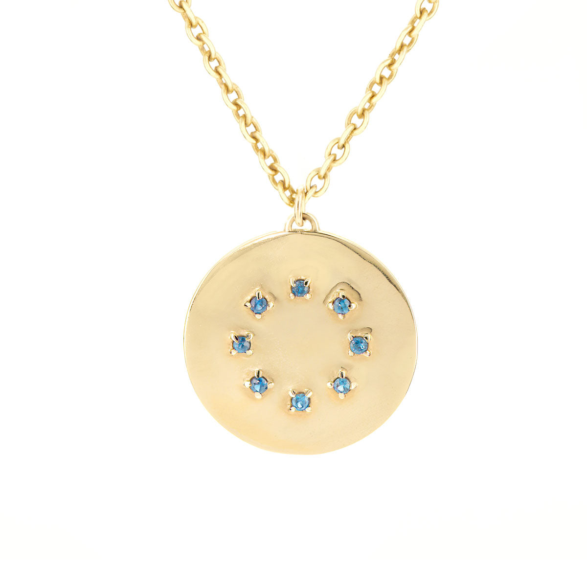 BIRTHSTONE PENDANT/NECKLACE | SEPTEMBER — SAPPHIRE GEM