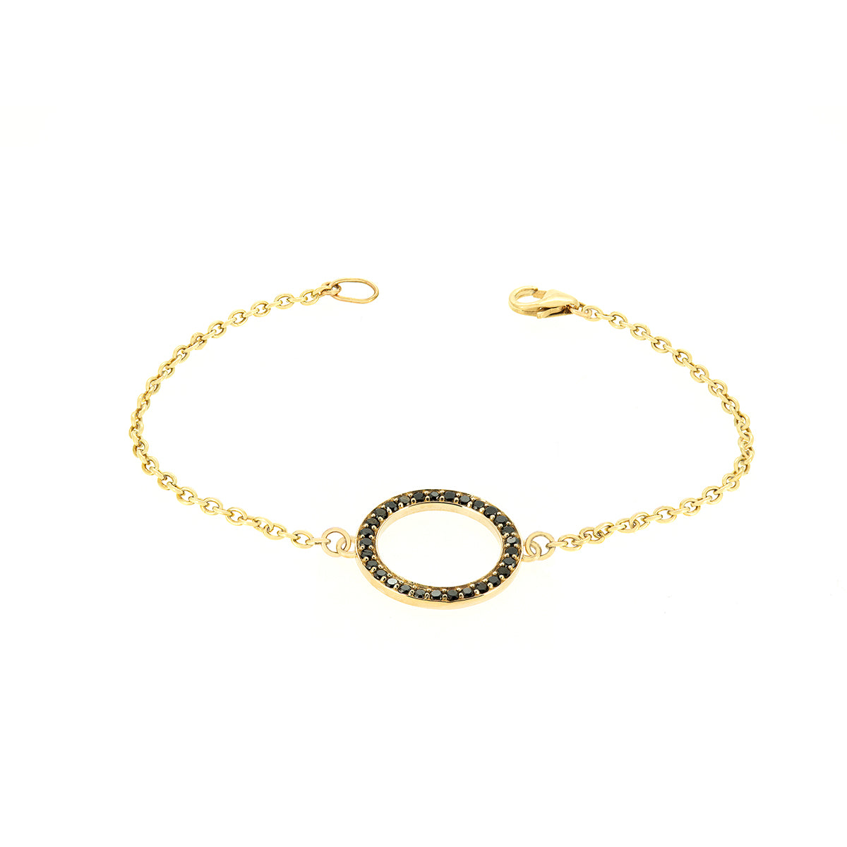 CIRCLE BRACELET | BLACK DIAMOND