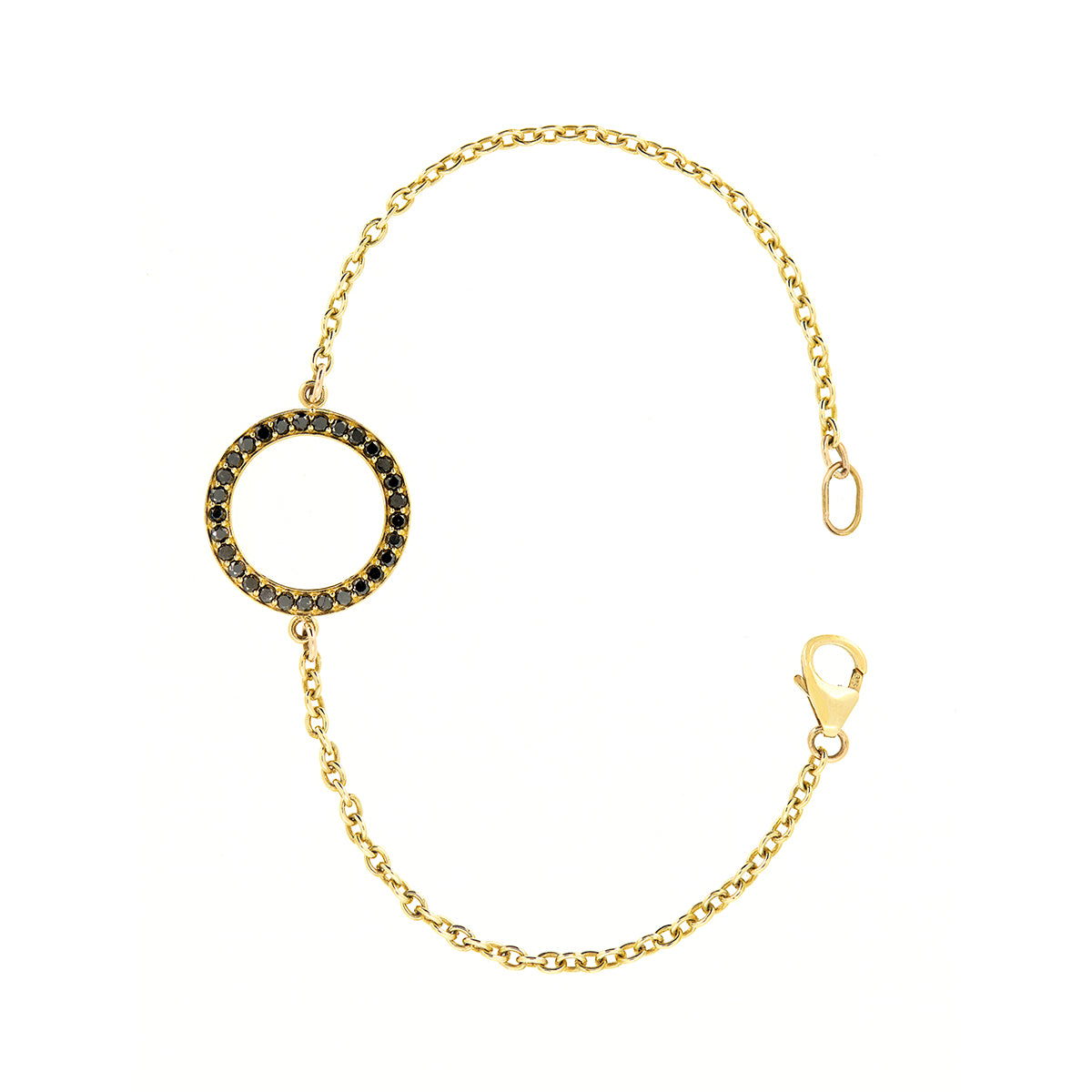 CIRCLE BRACELET | BLACK DIAMOND