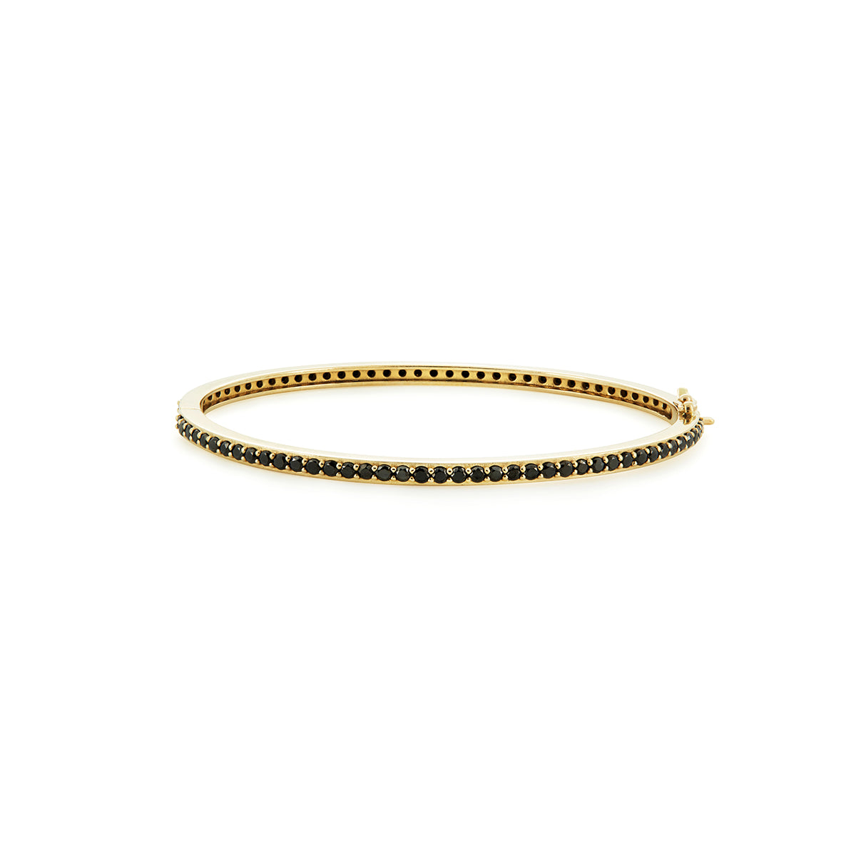 MOORE BANGLE | GOLD & BLACK DIAMOND