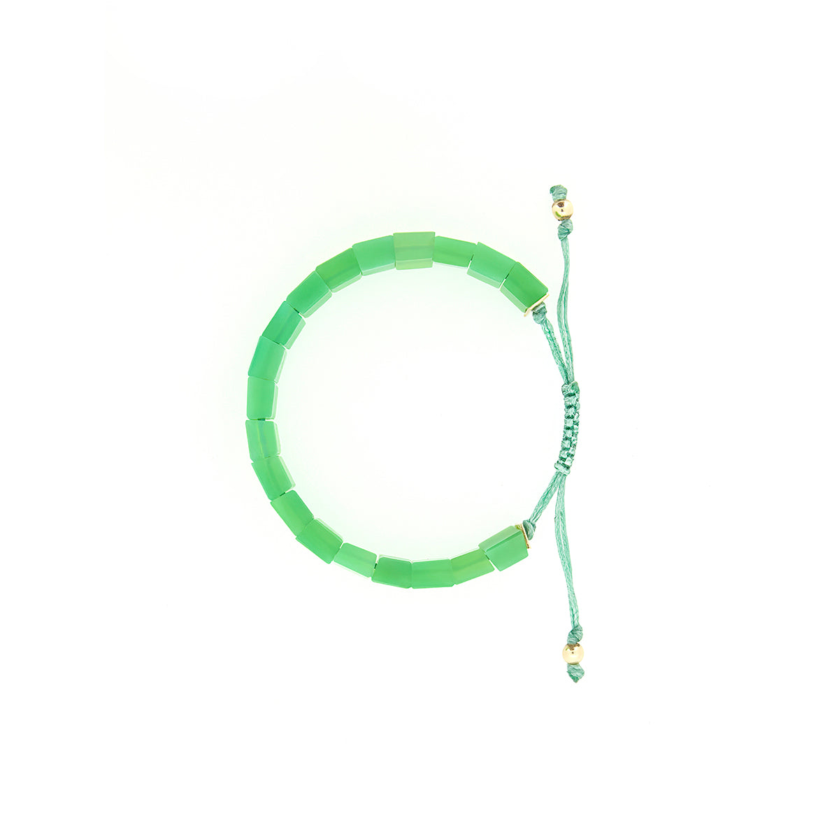 RUHA BEADS | CHRYSOPASE BRIGHT GREEN