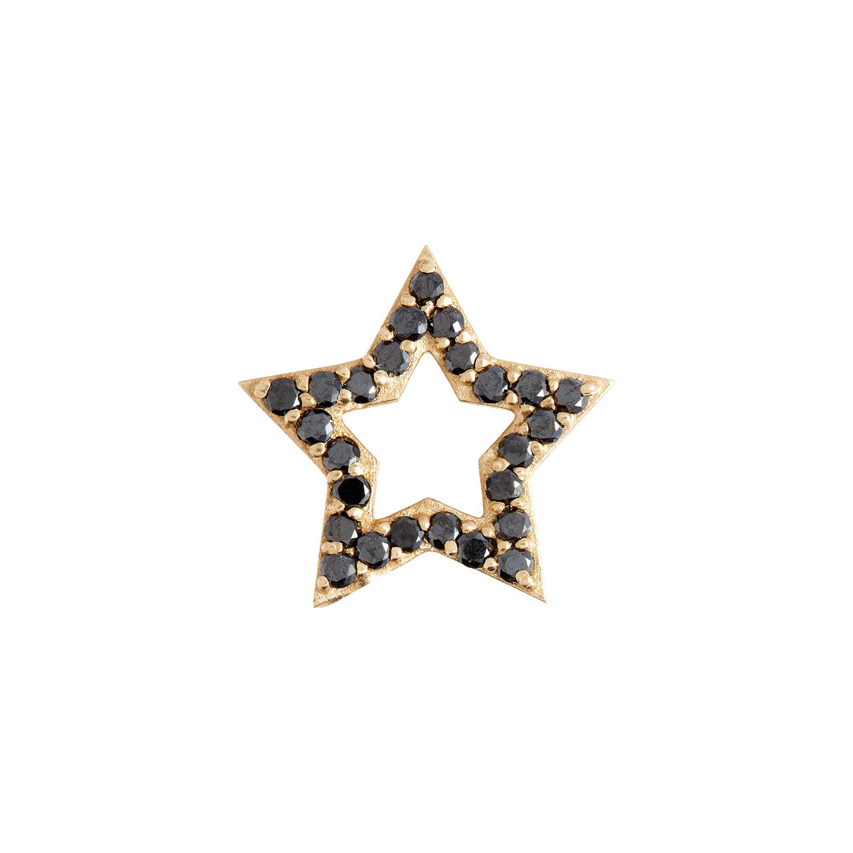 MEDIUM STAR CHARM | BLACK DIAMOND