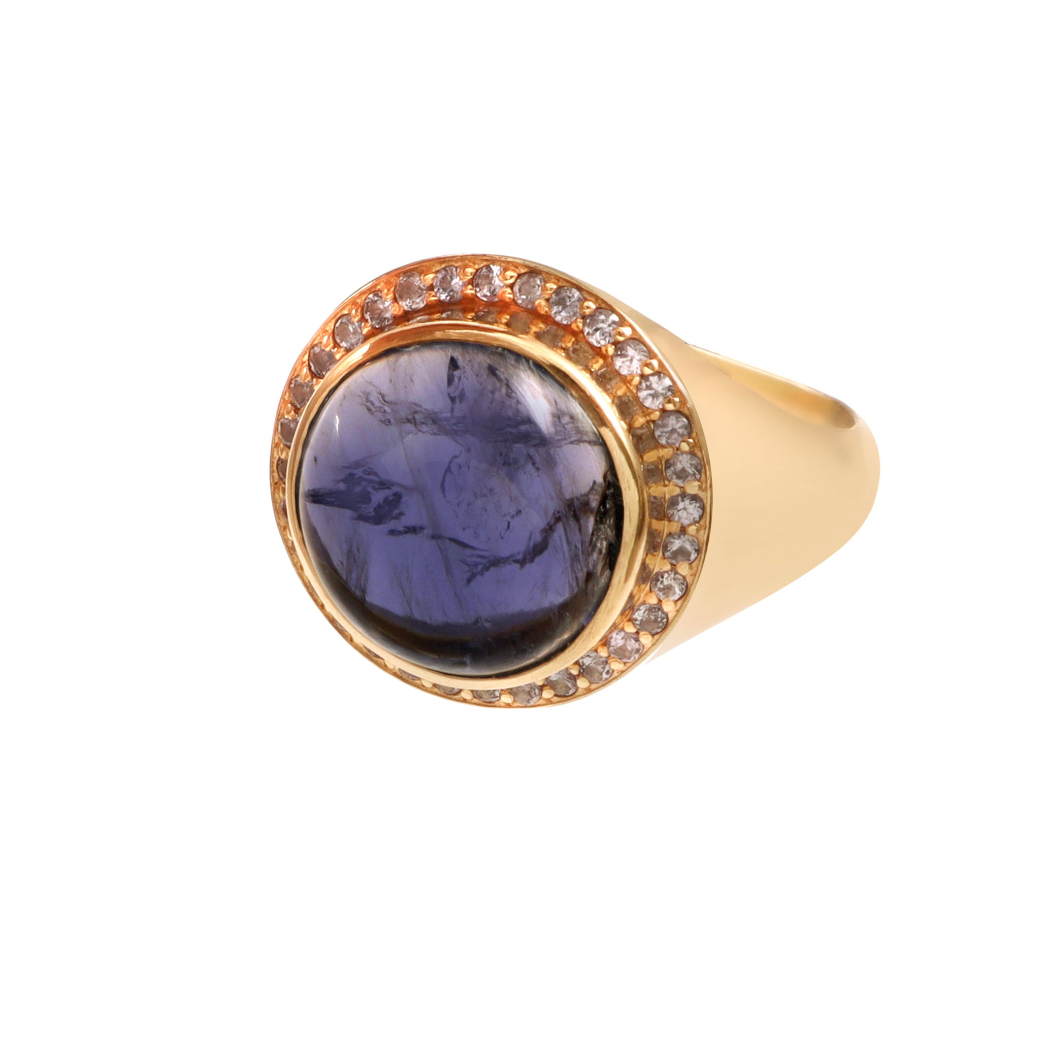 The Air Ring | Iolite & Tanzanite