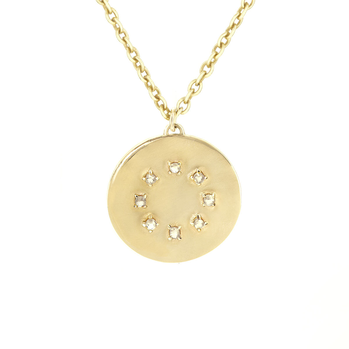 BIRTHSTONE PENDANT/NECKLACE | APRIL —  DIAMOND