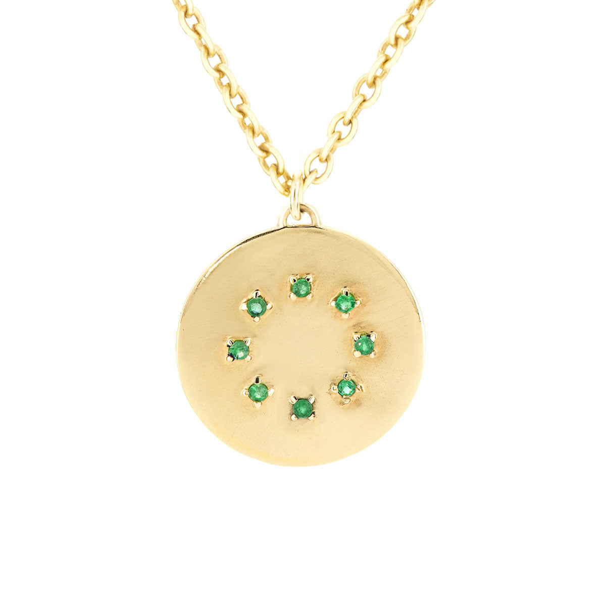 BIRTHSTONE PENDANT/NECKLACE  | MAY — EMERALD